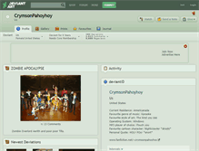 Tablet Screenshot of crymsonpahoyhoy.deviantart.com