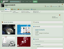 Tablet Screenshot of kdash12345678.deviantart.com