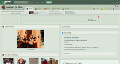 Desktop Screenshot of koumori-no-hime.deviantart.com