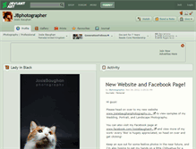 Tablet Screenshot of jbphotographer.deviantart.com