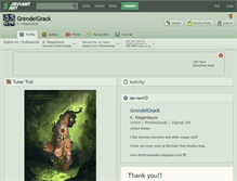 Tablet Screenshot of grendelgrack.deviantart.com