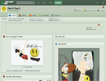 Tablet Screenshot of dani-chan2.deviantart.com