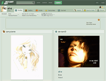 Tablet Screenshot of el-e.deviantart.com