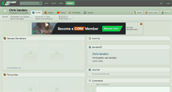 Desktop Screenshot of chris-sanders.deviantart.com