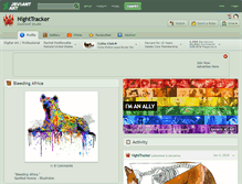 Tablet Screenshot of nighttracker.deviantart.com