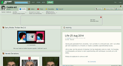 Desktop Screenshot of cookie-art.deviantart.com