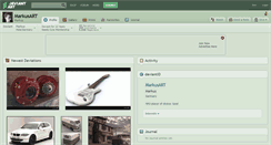 Desktop Screenshot of markusart.deviantart.com