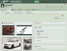 Tablet Screenshot of markusart.deviantart.com