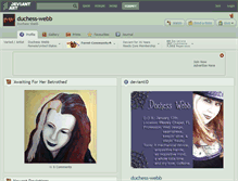 Tablet Screenshot of duchess-webb.deviantart.com