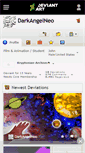 Mobile Screenshot of darkangelneo.deviantart.com
