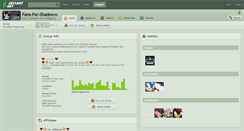 Desktop Screenshot of fans-for-shadow.deviantart.com