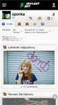 Mobile Screenshot of oponka.deviantart.com