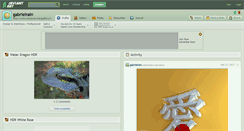 Desktop Screenshot of gabrielrain.deviantart.com