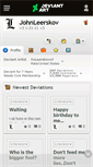 Mobile Screenshot of johnleerskov.deviantart.com