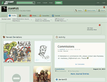 Tablet Screenshot of juanpuis.deviantart.com