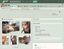 Tablet Screenshot of hay-jay.deviantart.com