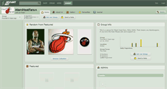 Desktop Screenshot of miamiheatfans.deviantart.com