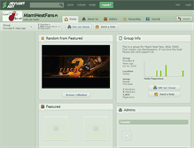 Tablet Screenshot of miamiheatfans.deviantart.com