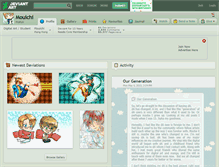 Tablet Screenshot of mouichi.deviantart.com