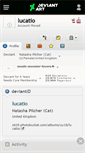 Mobile Screenshot of lucatio.deviantart.com
