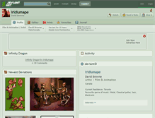 Tablet Screenshot of iridiumape.deviantart.com