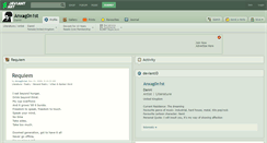 Desktop Screenshot of anxag0n1st.deviantart.com