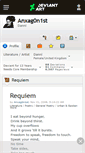 Mobile Screenshot of anxag0n1st.deviantart.com