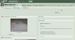 Desktop Screenshot of digimon-tamer-jun.deviantart.com