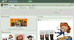 Desktop Screenshot of iddstar.deviantart.com