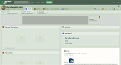 Desktop Screenshot of derpderpderpplz.deviantart.com