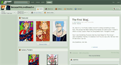 Desktop Screenshot of becausewelovebleach.deviantart.com