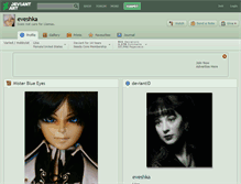 Tablet Screenshot of eveshka.deviantart.com