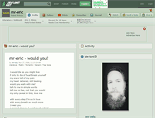 Tablet Screenshot of mr-eric.deviantart.com