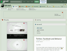Tablet Screenshot of dot-next.deviantart.com