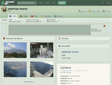 Tablet Screenshot of american-moron.deviantart.com