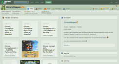 Desktop Screenshot of chronoweapon.deviantart.com