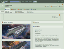 Tablet Screenshot of emppyrean.deviantart.com