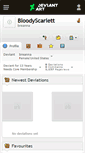 Mobile Screenshot of bloodyscarlett.deviantart.com