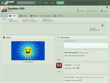 Tablet Screenshot of danyboss1500.deviantart.com