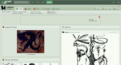 Desktop Screenshot of lashael.deviantart.com