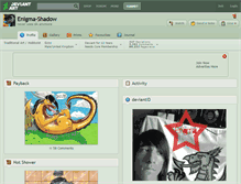 Tablet Screenshot of enigma-shadow.deviantart.com