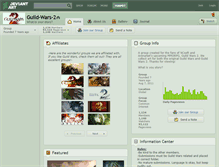 Tablet Screenshot of guild-wars-2.deviantart.com