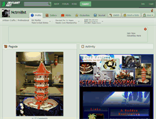 Tablet Screenshot of nctrnlbst.deviantart.com