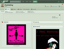 Tablet Screenshot of ifeelnothing.deviantart.com