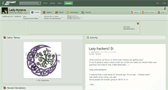 Desktop Screenshot of lady-nyneve.deviantart.com