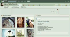 Desktop Screenshot of crow-of-catastrophe.deviantart.com