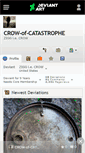 Mobile Screenshot of crow-of-catastrophe.deviantart.com