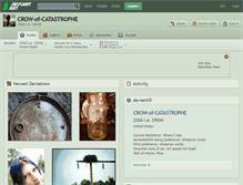 Tablet Screenshot of crow-of-catastrophe.deviantart.com