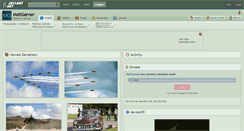 Desktop Screenshot of mattgarner.deviantart.com