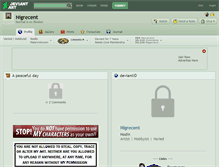 Tablet Screenshot of nigrecent.deviantart.com